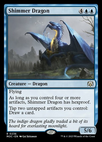 Shimmer Dragon March of the Machine Commander