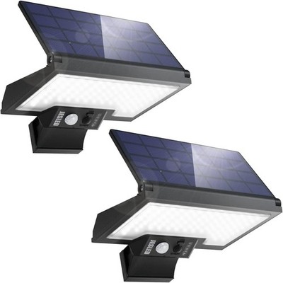 LED Solar Light Outdoor Motion Sensor Remote Security Garage Wall Lights 108LED