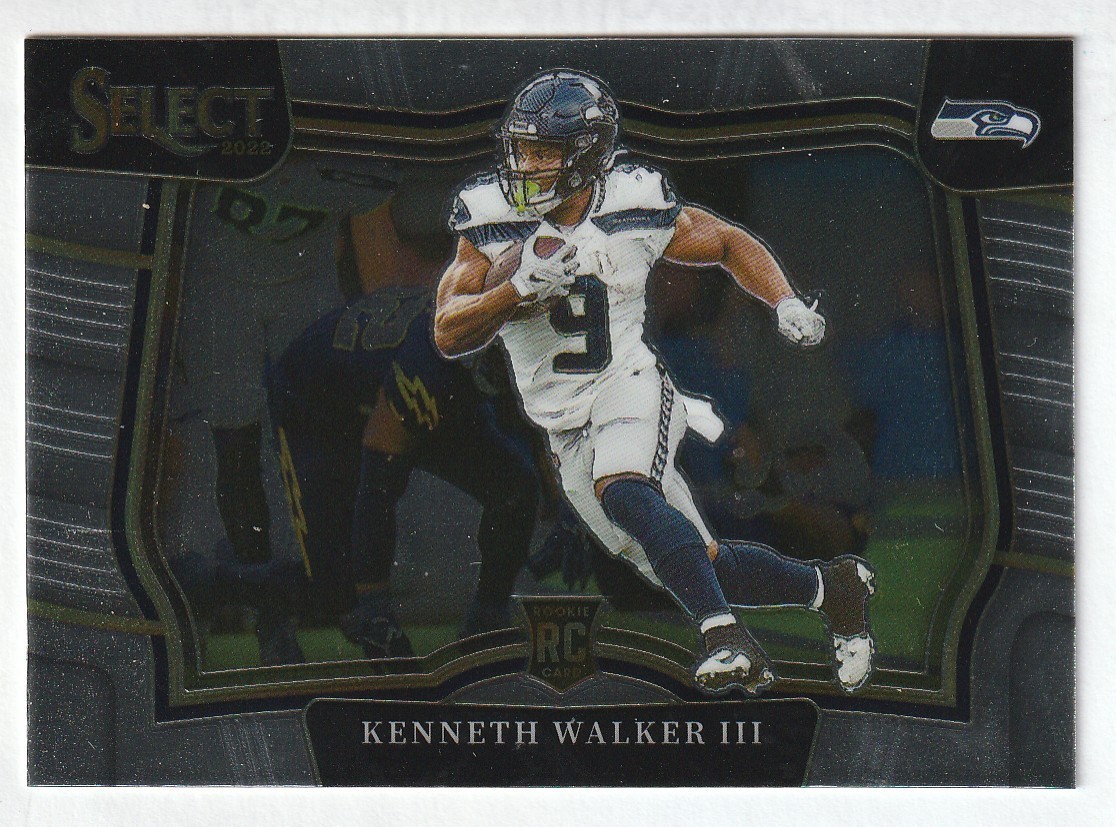 2022 Panini Select Field Level Kenneth Walker Seattle Seahawks #489 Rookie RC
