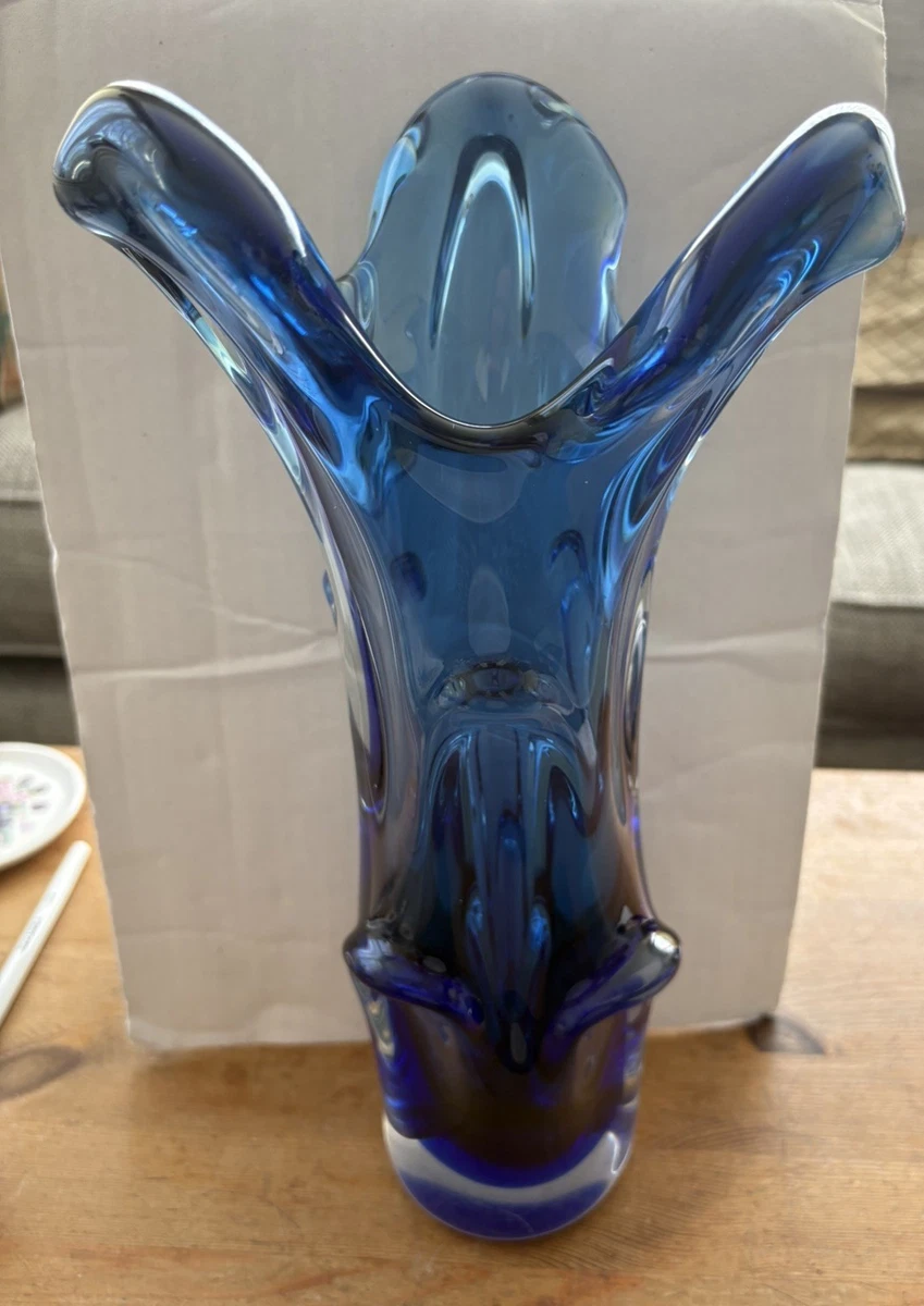 czech glass vase products for sale | eBay UK