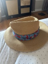 Coach Women Straw Hat With Logo