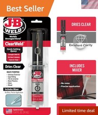 J-ClearWeld 5-Minute Clear Epoxy for Strong, Fast Repairs
