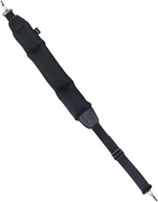Single Adjustable Golf Bag Padded Shoulder Strap Replacement, Black