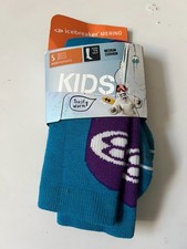 NEW icebreaker Merino Wool Kids Over the Calf Socks Medium Cushion size medium