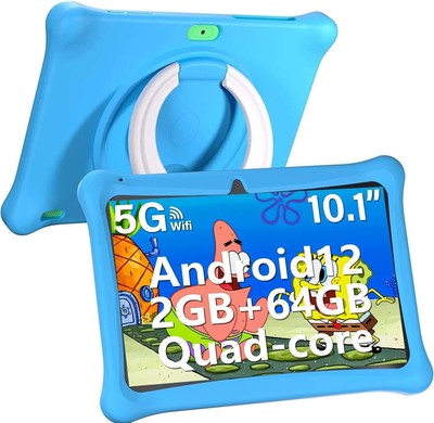 Kids Tablet 10.1'' Android WiFi | 2GB+64GB | Dual Camera | Learning Tablet Gift