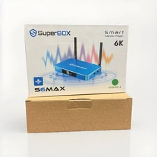 SuperBox S6 Max 2025 Android TV Box 6K UHD Streaming Media Player Voice Remote