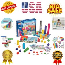 MathLink Cubes Numberblocks 1-10 Activity Set, 30 Preschool Learning Activiti...