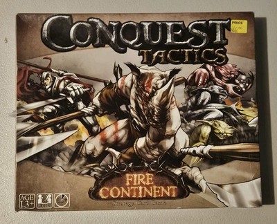 Conquest Tactics Fire Continent Strategy Game 2 Player Ages 13+ Zeitgeyser
