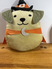 Target Bullseye Halloween Witch Dog Decorative Pillow 15x10  New 2024