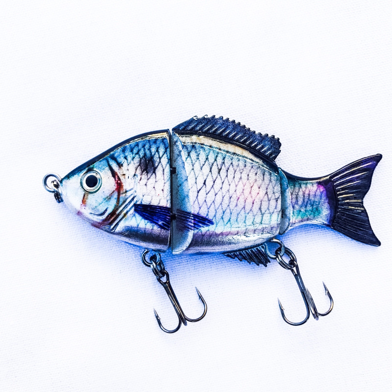 5 pack of Bass fishing lure Blue gill, swimbait, glide and crank baits - Image 4