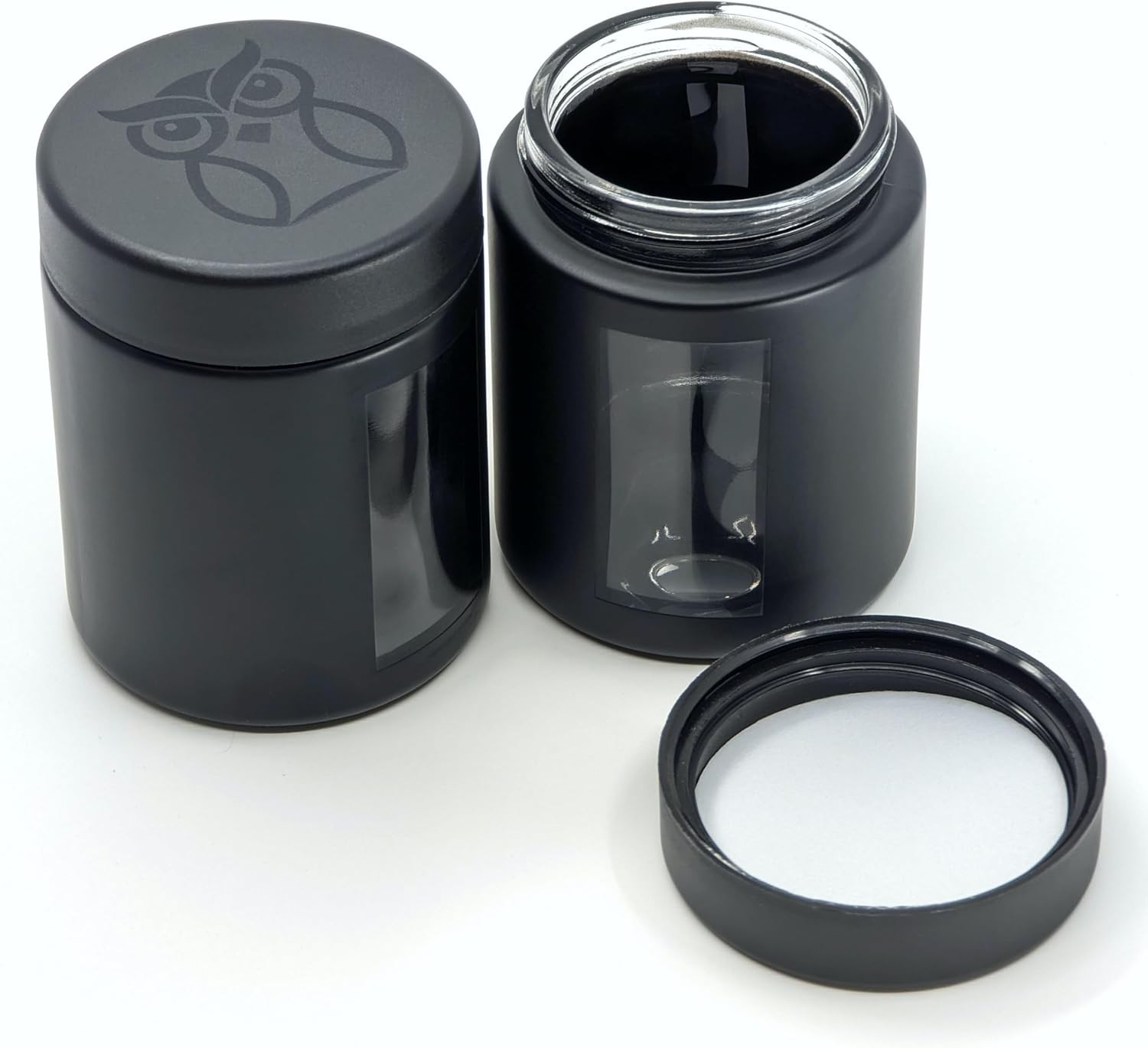 Smell Proof Containers (120mL), Jars with Airtight Lids for Herbs, Spices,