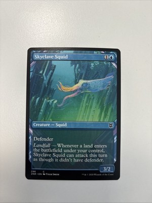 Skyclave Squid Magic The Gathering Full Art 296 ZNR Common 