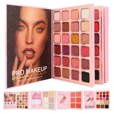 78Colors Makeup Palette,Eyeshadow & Highlighter & Blush & Contouring,5-Layer 