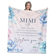 for Grandma, Gifts for Mimi, Blankets for Mimi 60" x 50" for Mimi Gifts 60"x50"