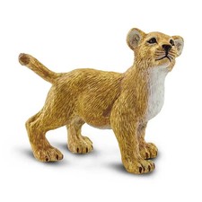 Lion Cub Miniature Animal Safari Toy Figure 3" L 2" H