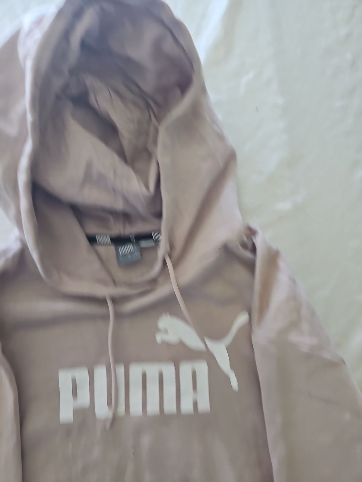 PUMA Women's Essentials Logo Hoodie in Mauve Pink u.s small 278 image 3
