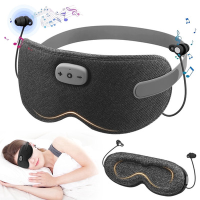 Sleep Headphones, Sleep Mask with Headphones Bluetooth 5.3 with HD Stereo Speake
