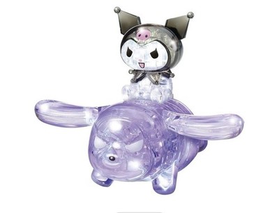 Hanayama 38 Pieces Crystal Gallery Sanrio Kuromi 3D Puzzle