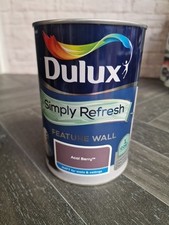 Dulux Paint Acai Berry Simply Refresh Feature Wall One Coat Matt Emulsion 1.25L