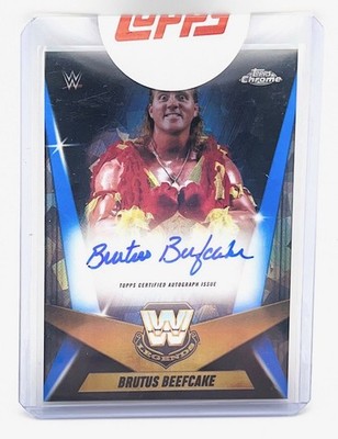 BRUTUS THE BARBER BEEFCAKE - 2025 WWE TOPPS CHROME LEGENDARY AUTOGRAPH - SEALED