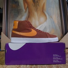 Nike SB Zoom Blazer Mid size 11 12 pecan light curry brown orange 864349 203