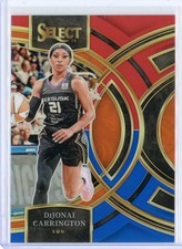 2024 Panini Select WNBA 194 DiJonai Carrington Red & Blue Prizm 258/399