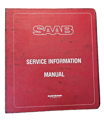 Saab 99 900 9000 Classic Saab Binder Vintage Dealer-Only - EMPTY