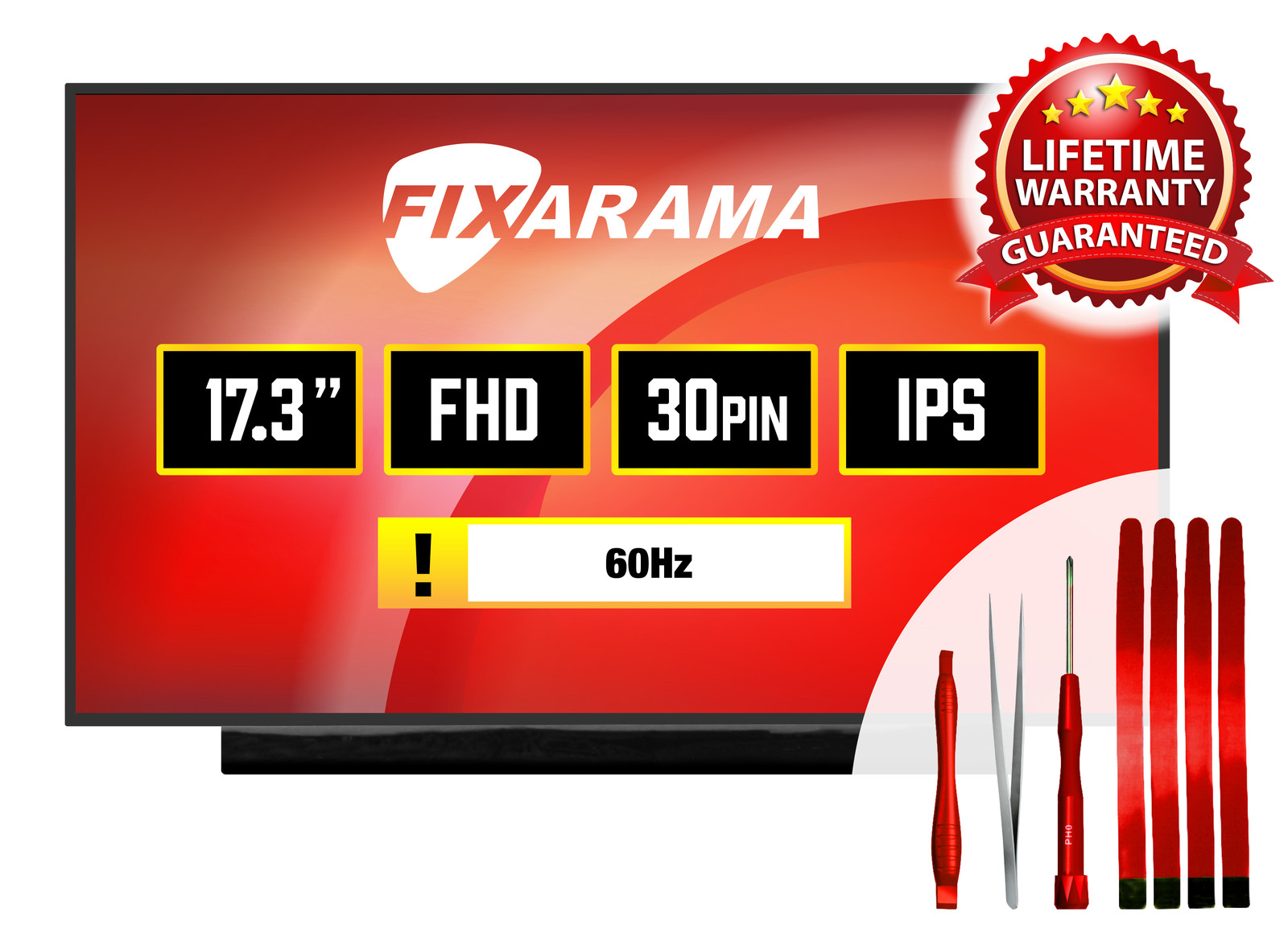 ASUS Tuf FX705D FX705DT FX705DY 60Hz IPS Matte LCD Screen + Tools GRADE A+