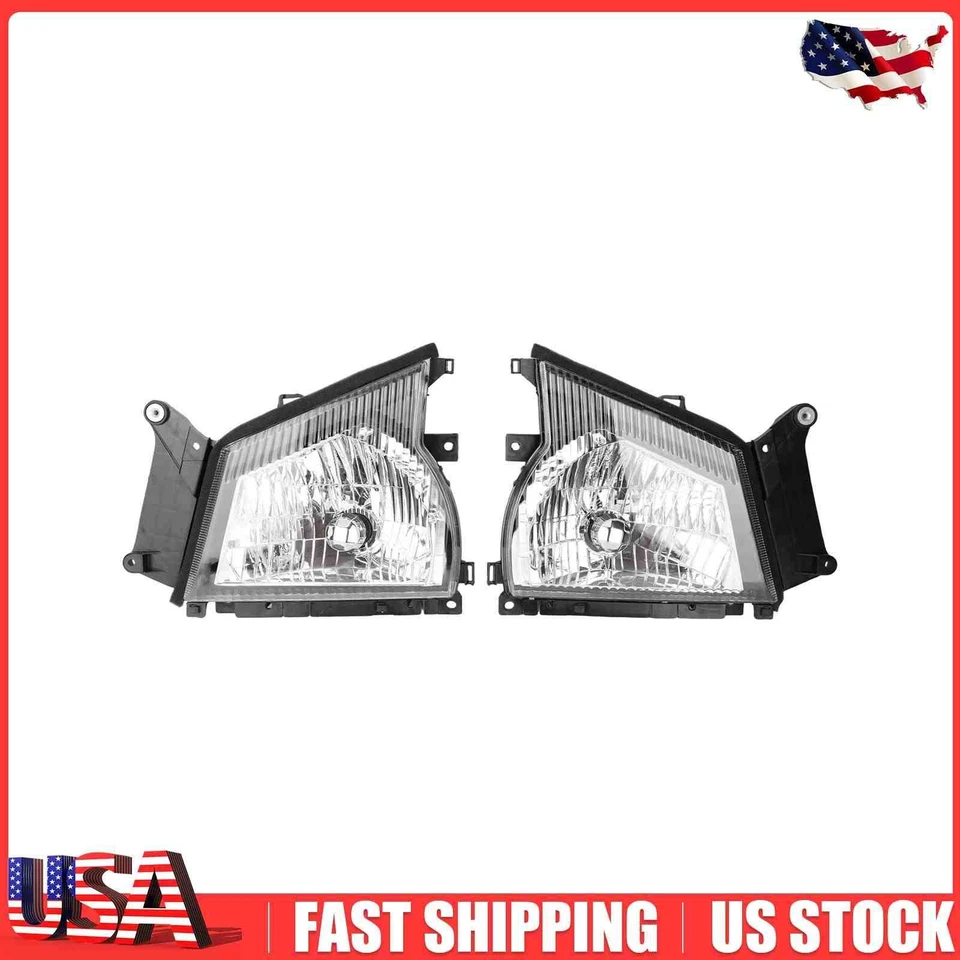 For GMC W-4500 2005-2007 left right Headlights and Corner Lights Set IZ2502112 Foto 3 de 4