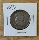 1948-D Franklin Half Dollar 90% Silver Coin