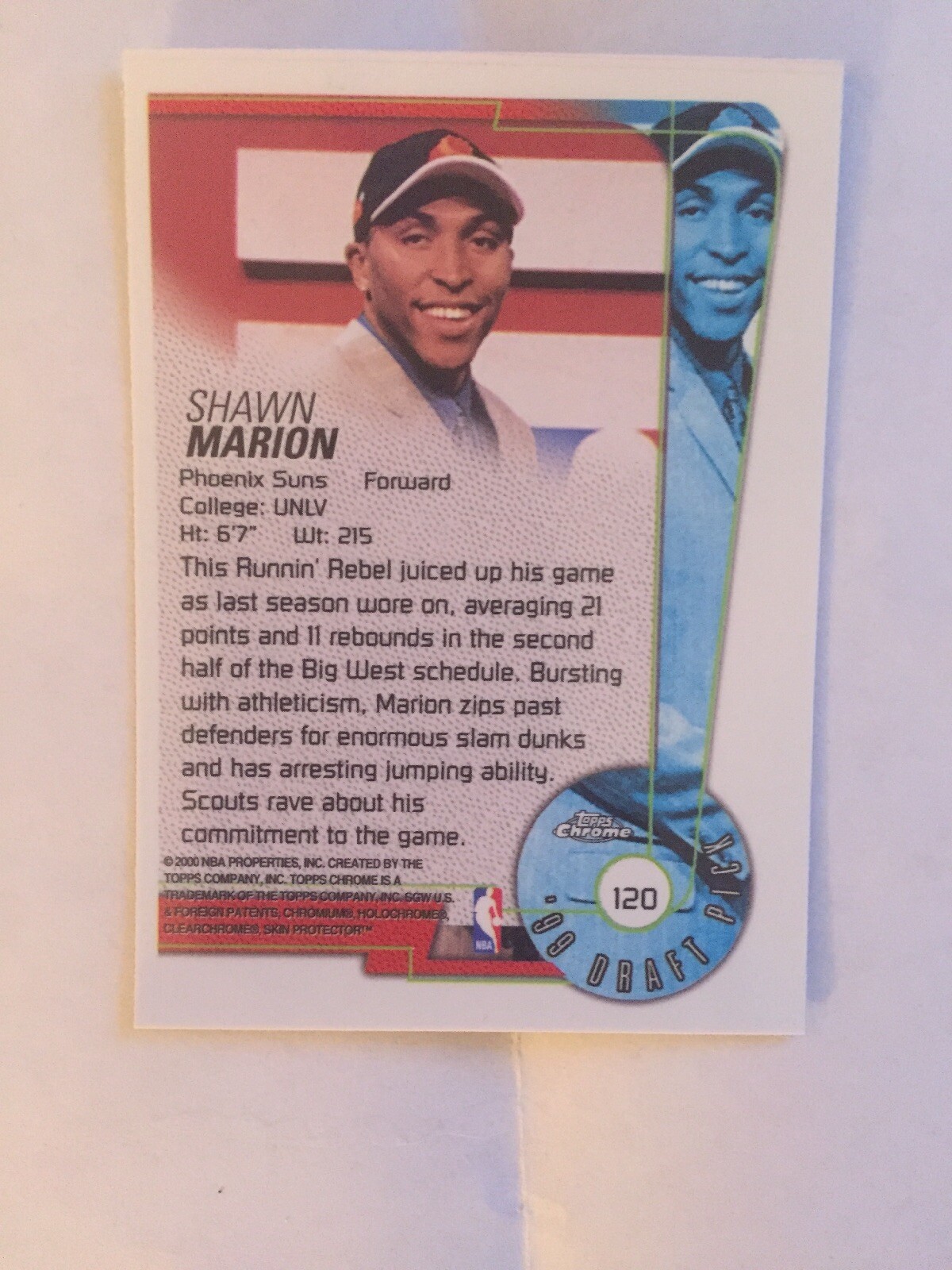 1999 Topps Chrome Shawn Marion ROOKIE RC 120 eBay