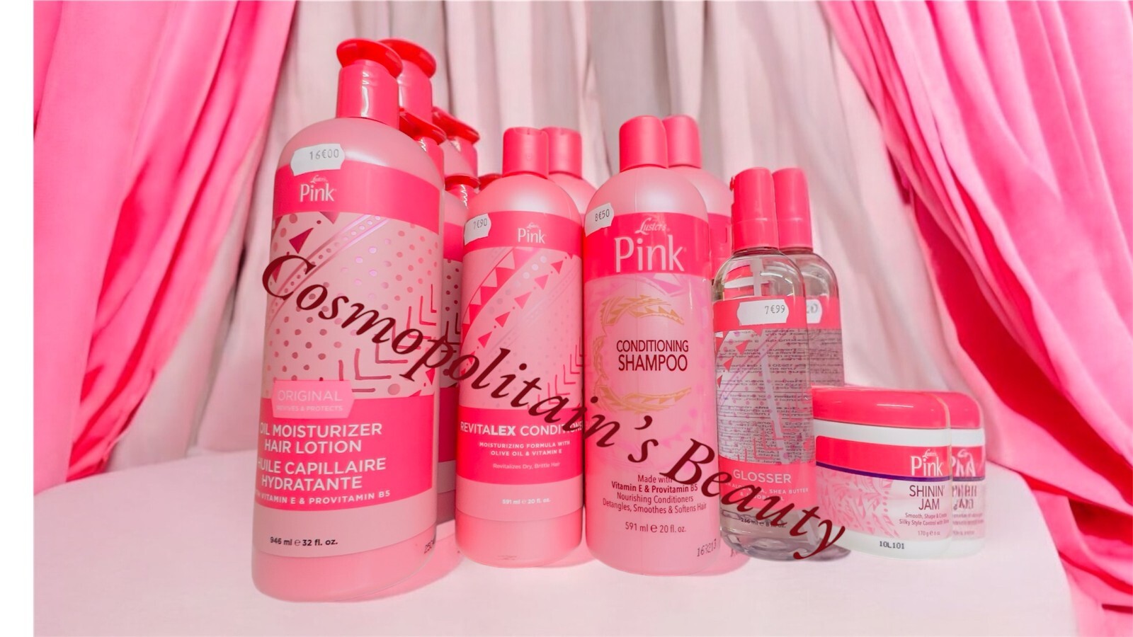 Soin capillaire Luster's Pink lotion anti-casse pour réparer les pointes sèches