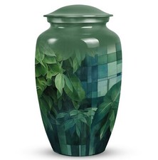 Leaf Large Urns Ashes Cremation Urn Burial Holder 10inch