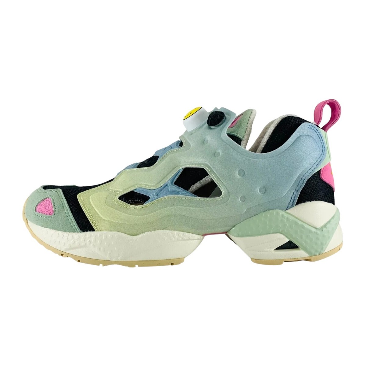 スニーカー Reebok Instapump Fury 95 Smiley 50th Anniversary Size 8.5 - Reebok Smiley x InstaPump Fury 95 50th
