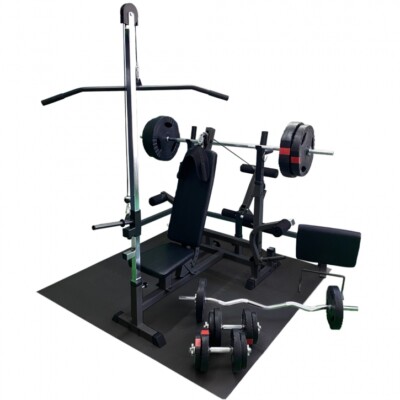 GORILLA SPORTS  Kraftstation Hantelbank Trainingsbank Fitnessstation Multi-Gym