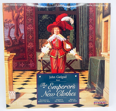 The Emperor's New Clothes Laserdisc ID844850 John Gielgud LD Laser Disc CAV