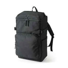 MUJI 28 L Black Water Resistant Backpack Laptop Pocket 19 x 11 x 7 in FedEx