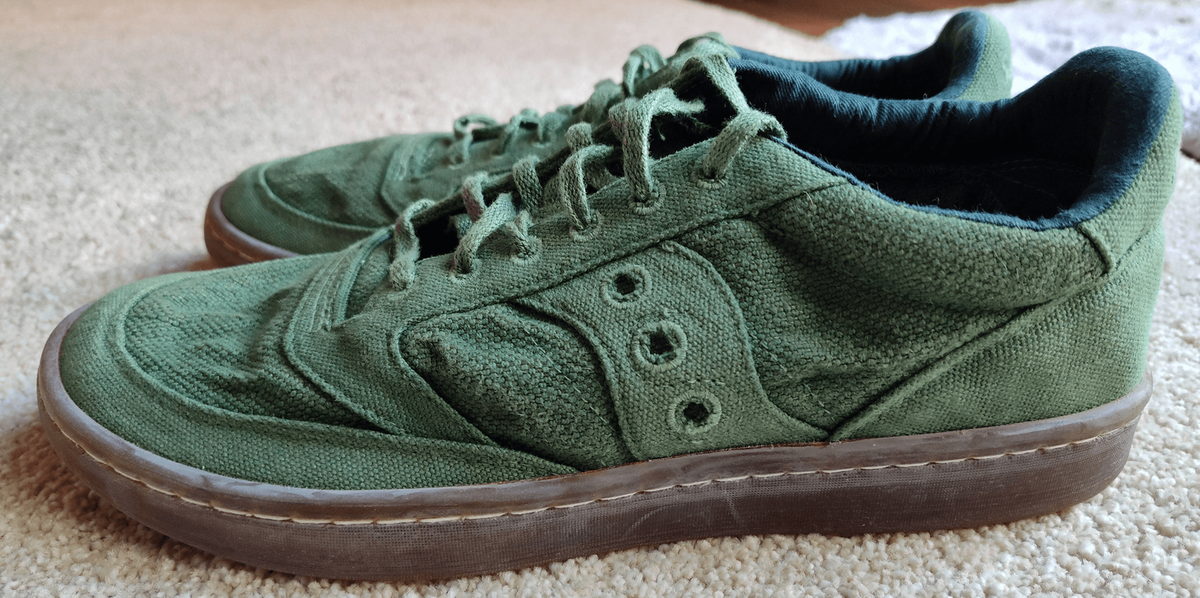Saucony JAZZ COURT RFG S70562-3 Green Cotton Sneakers Men’s Saucony Jazz Court RFG Green Gum for sale | eBay main image 2