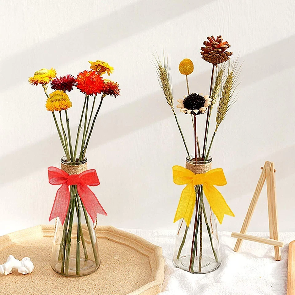 Jute Twin Burlap Craft Ribbon Lace On Spool 2" x 2Mtr For Arts & Crafts 6 Pcs - Image 4 of 4