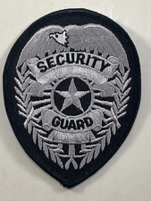 SECURITY GUARD Embroidered Patches 2.75" x 3.75" iron-on