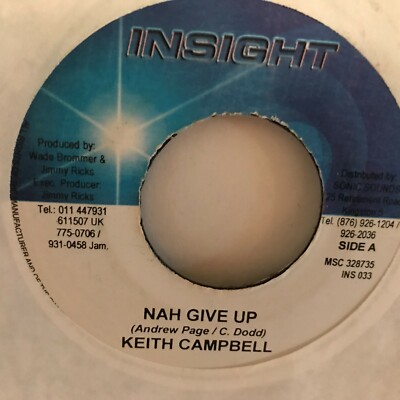 KEITH   CAMPBELL            45 SINGLE  ,  NAH  GIVE  UP