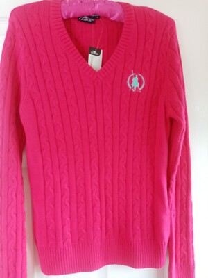 LOVELY PINK BNWT JUMPER SIZE MEDIUM 12/14 EQUESTRIAN