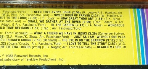 Tennessee Ernie Ford 3 NEW Cassette ~ How Great Thou Art ~ Sweet Hour ~ 22 Hymns - Picture 7 of 18
