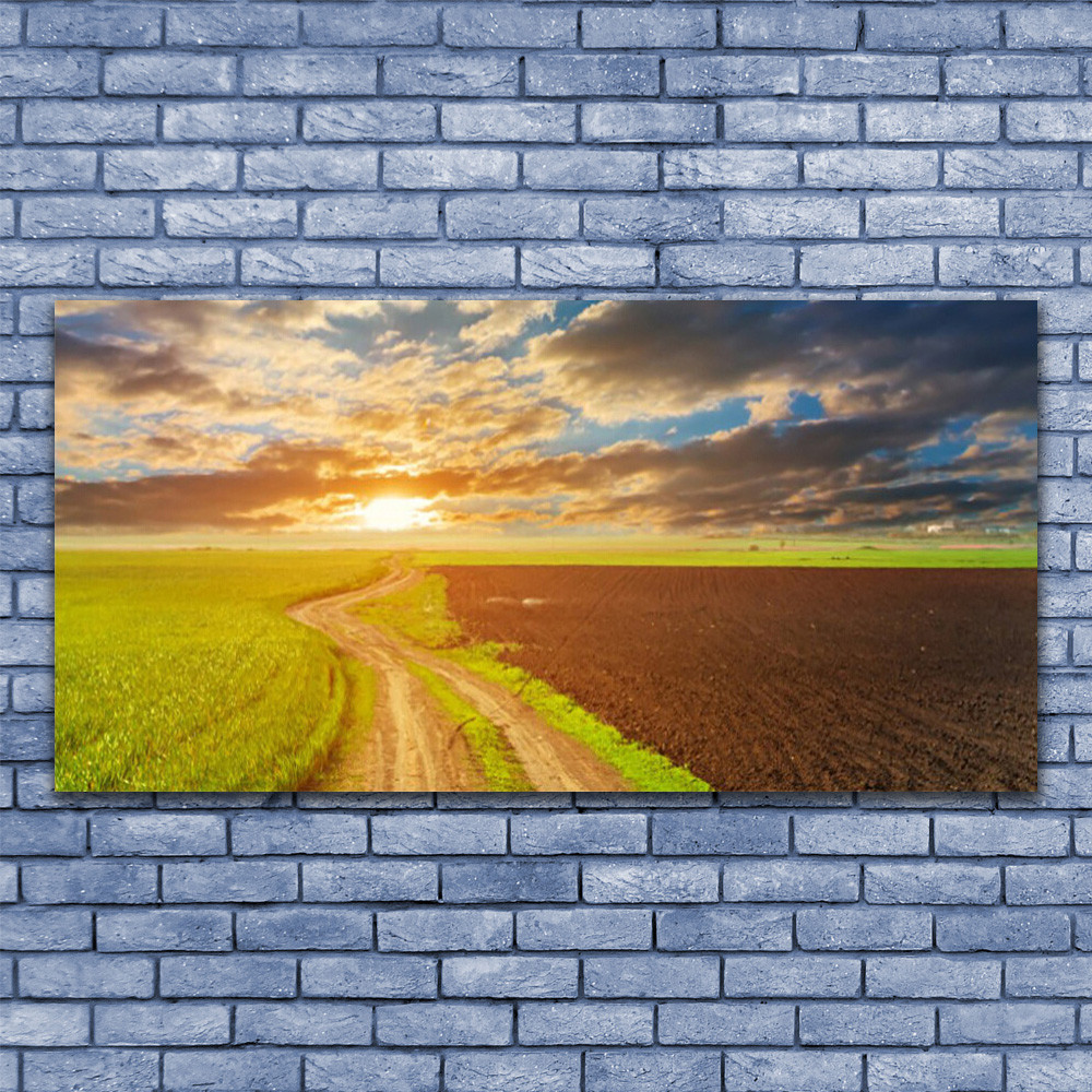 Image sur verre champêtre de 140x70cm pour créer une ambiance nature dans la chambre