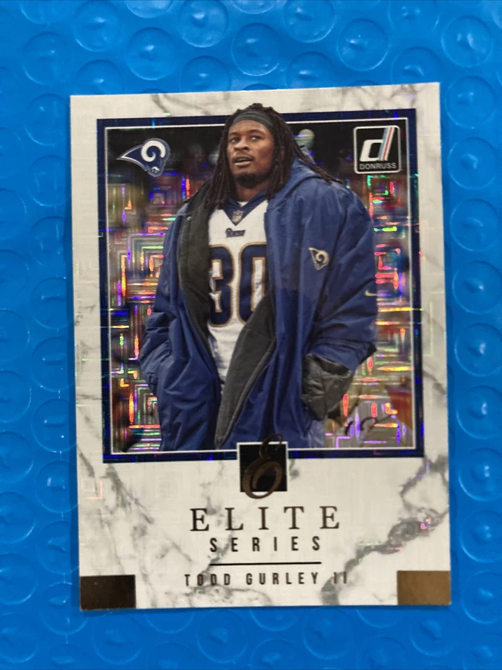 TODD GURLEY 2018 Panini Donruss Football ELITE SERIES #ES-14 Rams - Image 2 of 4
