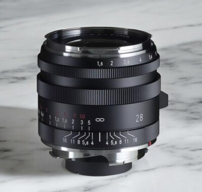 Voigtlander NOKTON Vintage Line 28mm F/1.5 Aspherical Type I Leica VM Black
