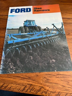 Ford Tractor Disc Harrows For 1977 Brochure FCCA