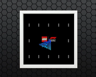 Displayrahmen für LEGO® Minifiguren Formula 1 71049 neu - Wall mount NEW SW/W