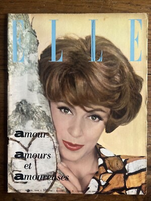 ELLE French #651 Juni 1958 - Barbara - Mode AMOURS Fashion Vintage Pub