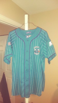 charlotte hornets pinstripe jersey